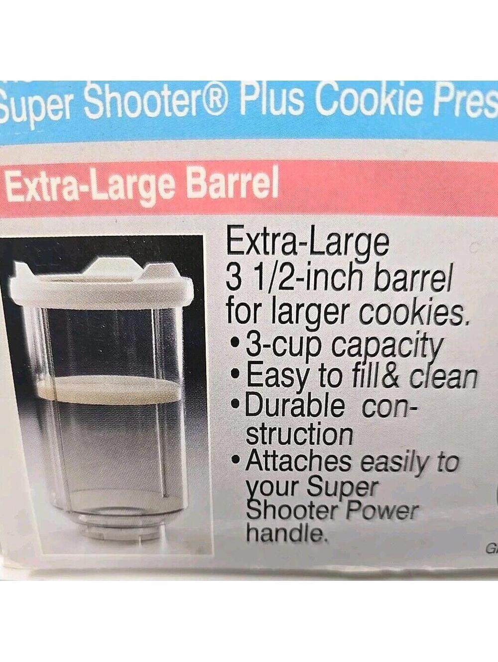 Proctor Silex Super Shooter Plus Accessory Kit King Size Cookies 6 Discs